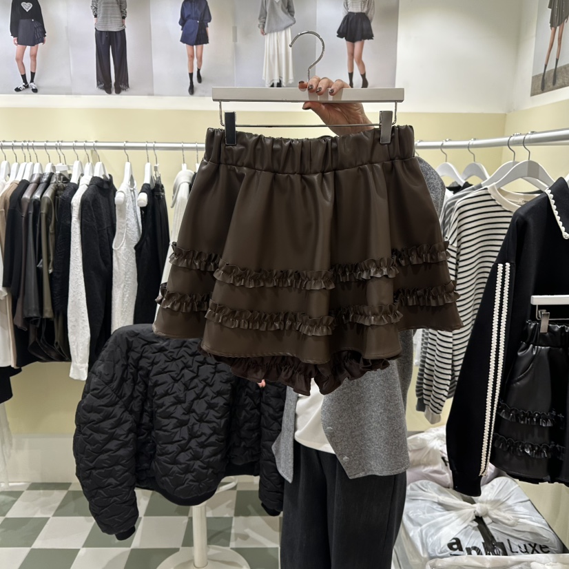 OREUM韓國代購㊣女裝新品熱賣25秋冬職業人氣休閑時尚推薦裙褲OREUM裙褲