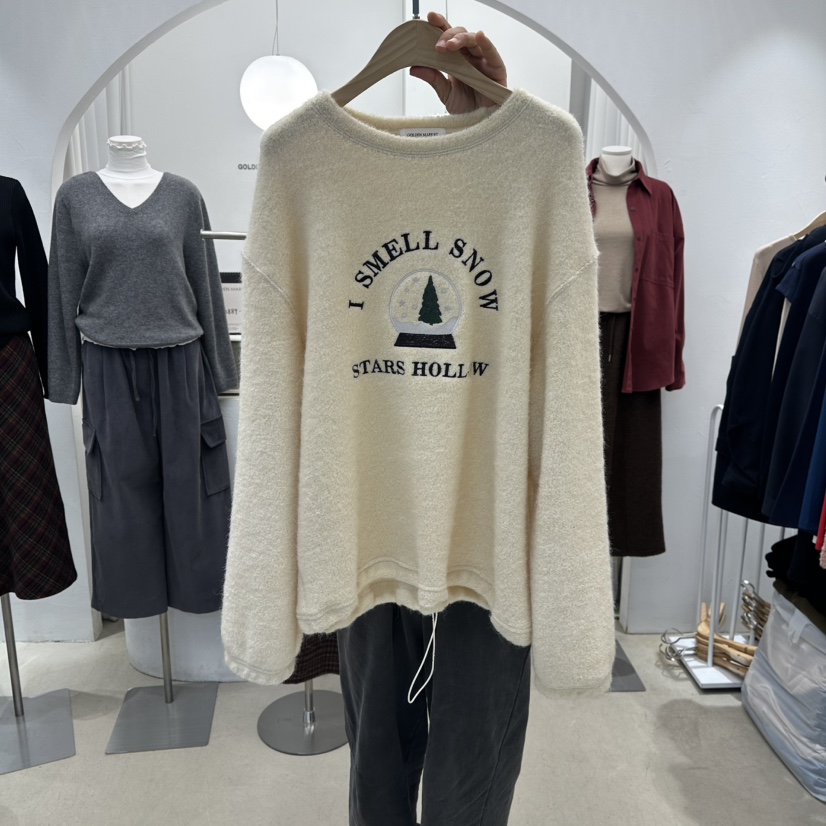 GOLDEN MARKET韓國直郵㊣女士新品熱賣職業推薦休閑時尚衛衣GOLDEN MARKET衛衣圖色2