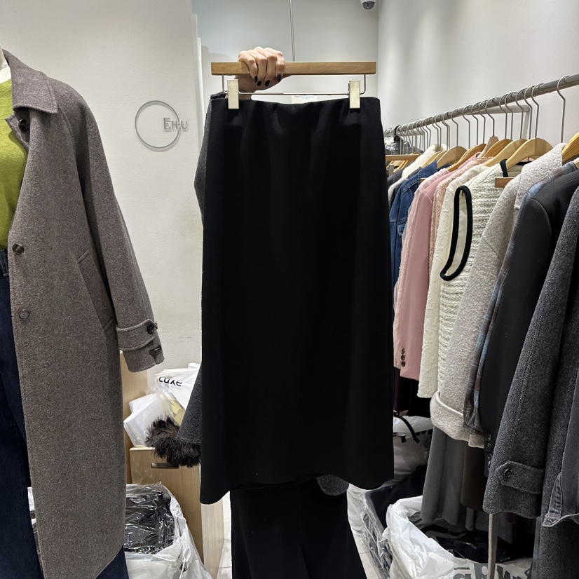 EN.U東大門㊣代購女士新品職業25秋冬時尚休閑真品推薦長裙EN.U長裙圖色3