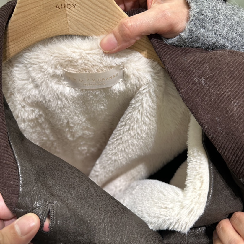 AHOY韓國代購㊣女裝新款推薦熱賣25秋冬人氣時尚職業真品夾克AHOY夾克