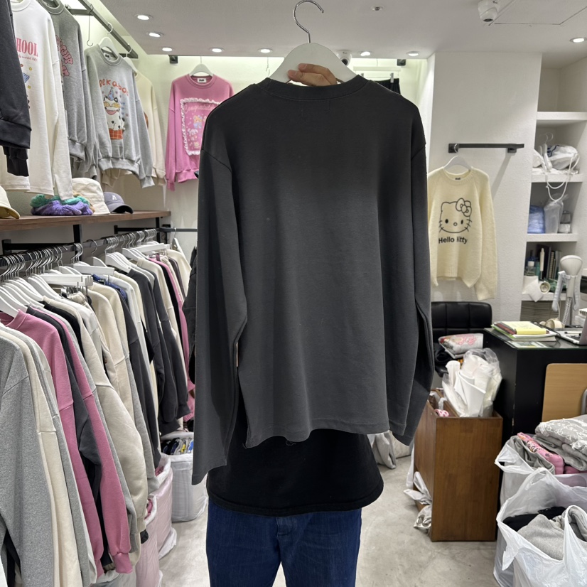 EVE韓國代購㊣女裝新款熱賣真品推薦人氣時尚職業25秋冬長袖T恤EVE長袖T恤