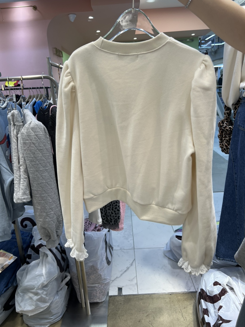 BLUE BANANA韓國直郵㊣女裝新款時尚25秋冬真品衛衣不含項鏈BLUE BANANA衛衣