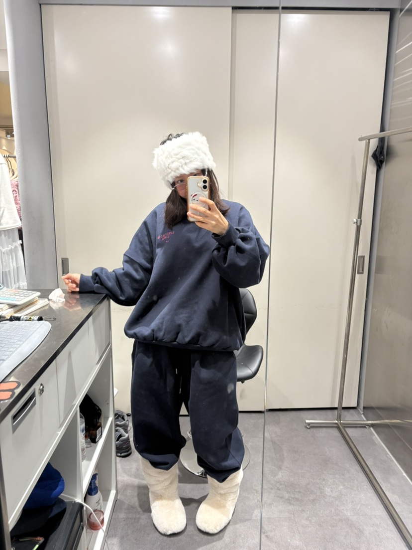 PLATFORM-L東大門㊣實拍女裝新品時尚推薦25秋冬衛衣手工刺繡PLATFORM衛衣