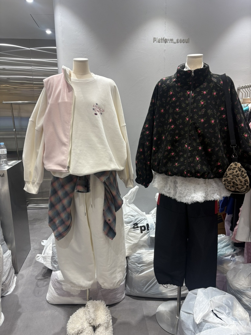 PLATFORM-L東大門㊣實拍女裝新品時尚推薦25秋冬衛衣手工刺繡PLATFORM衛衣