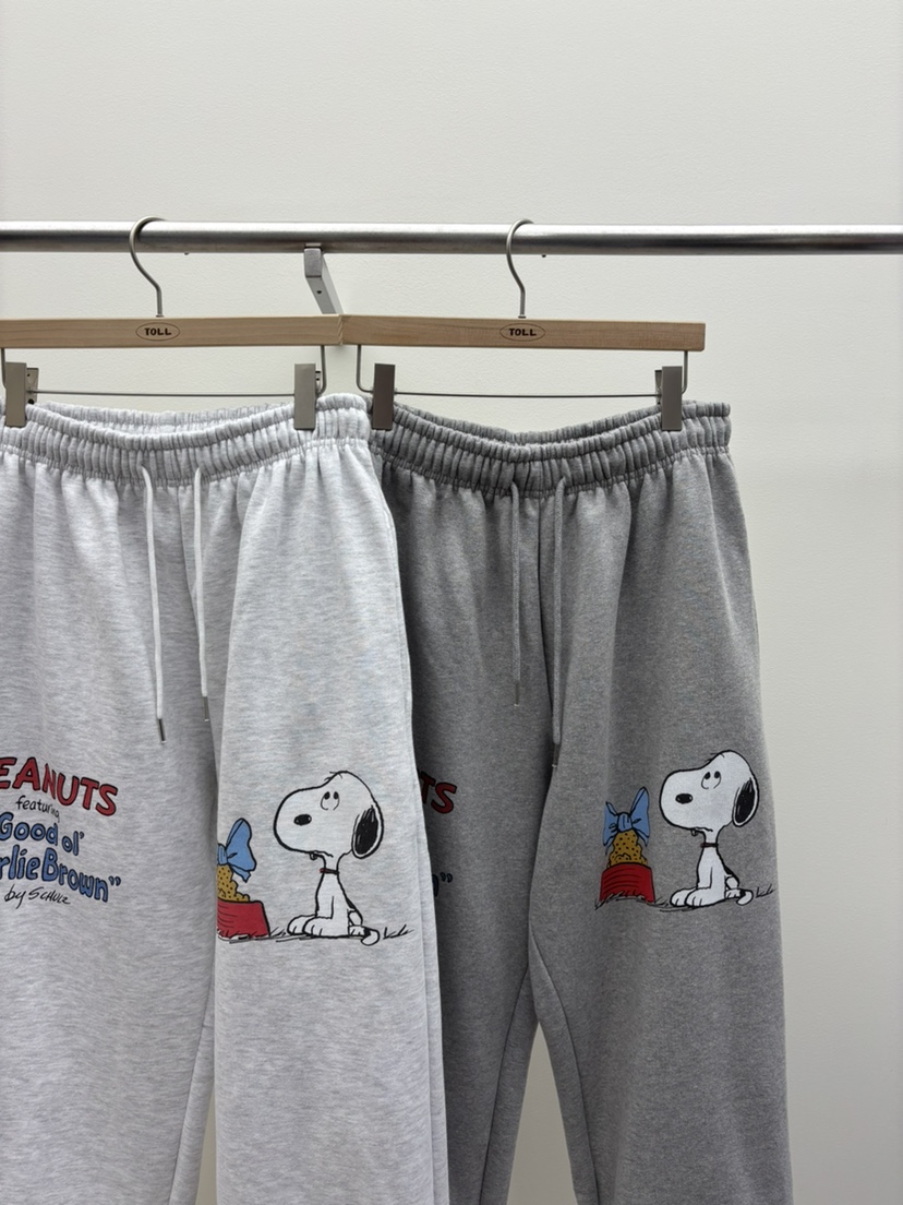 TOLL東大門㊣代購女裝新品推薦時尚休閑人氣熱賣休閑褲史努比TOLL休閑褲