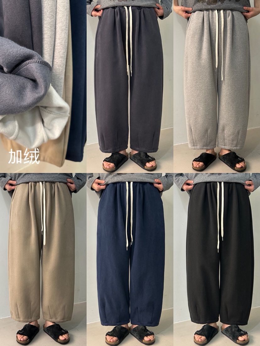 PEPPER-L東大門㊣直郵女士新款時尚25秋冬人氣真品休閑褲加絨PEPPER休閑褲