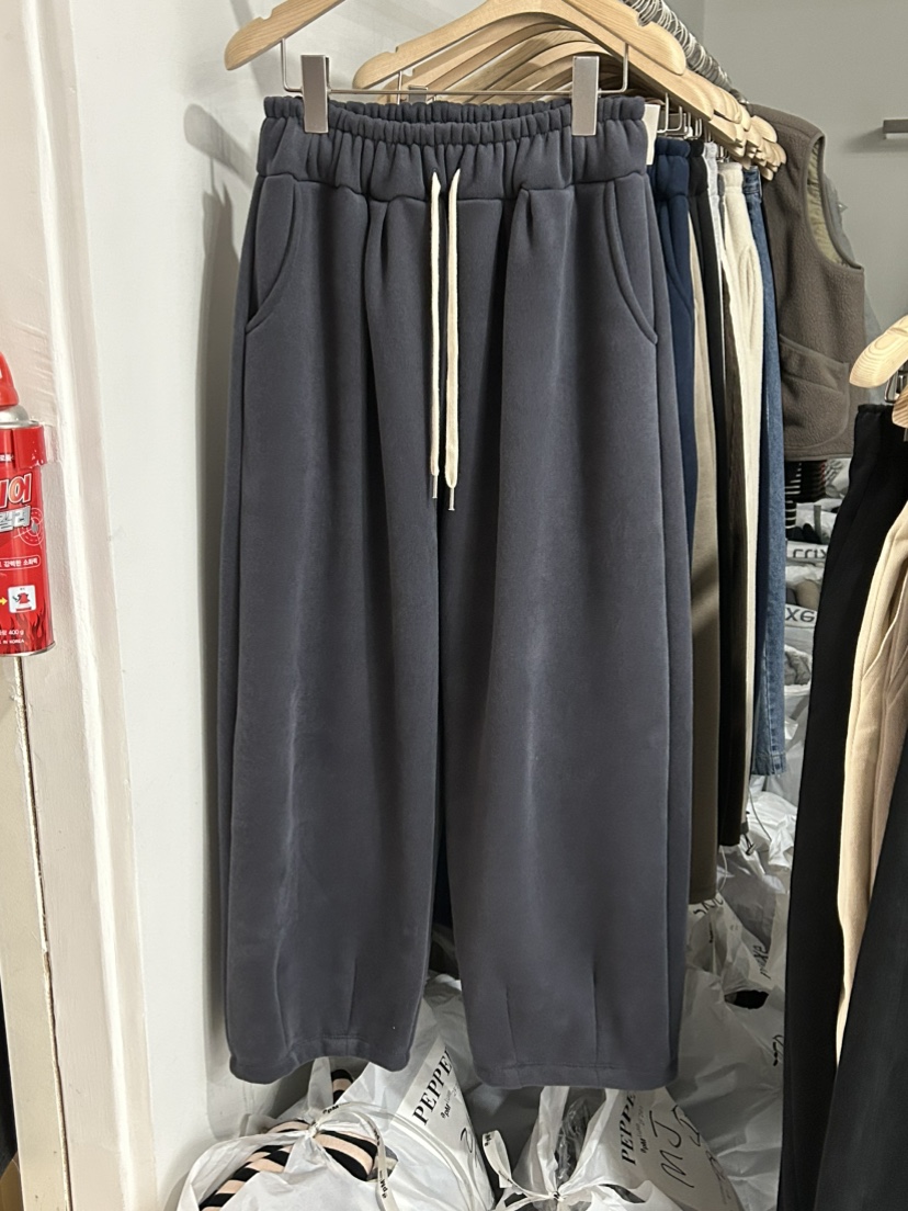 PEPPER-L東大門㊣直郵女士新款時尚25秋冬人氣真品休閑褲加絨PEPPER休閑褲圖色1