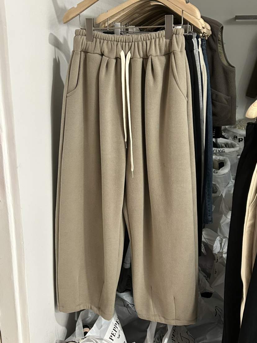 PEPPER-L東大門㊣直郵女士新款時尚25秋冬人氣真品休閑褲加絨PEPPER休閑褲圖色3