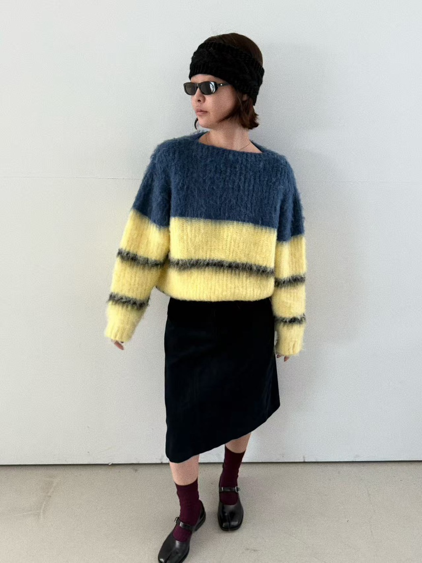 OLI SEOUL東大門㊣實拍女裝新款25秋冬真品休閑時尚針織衫OLI SEOUL針織衫