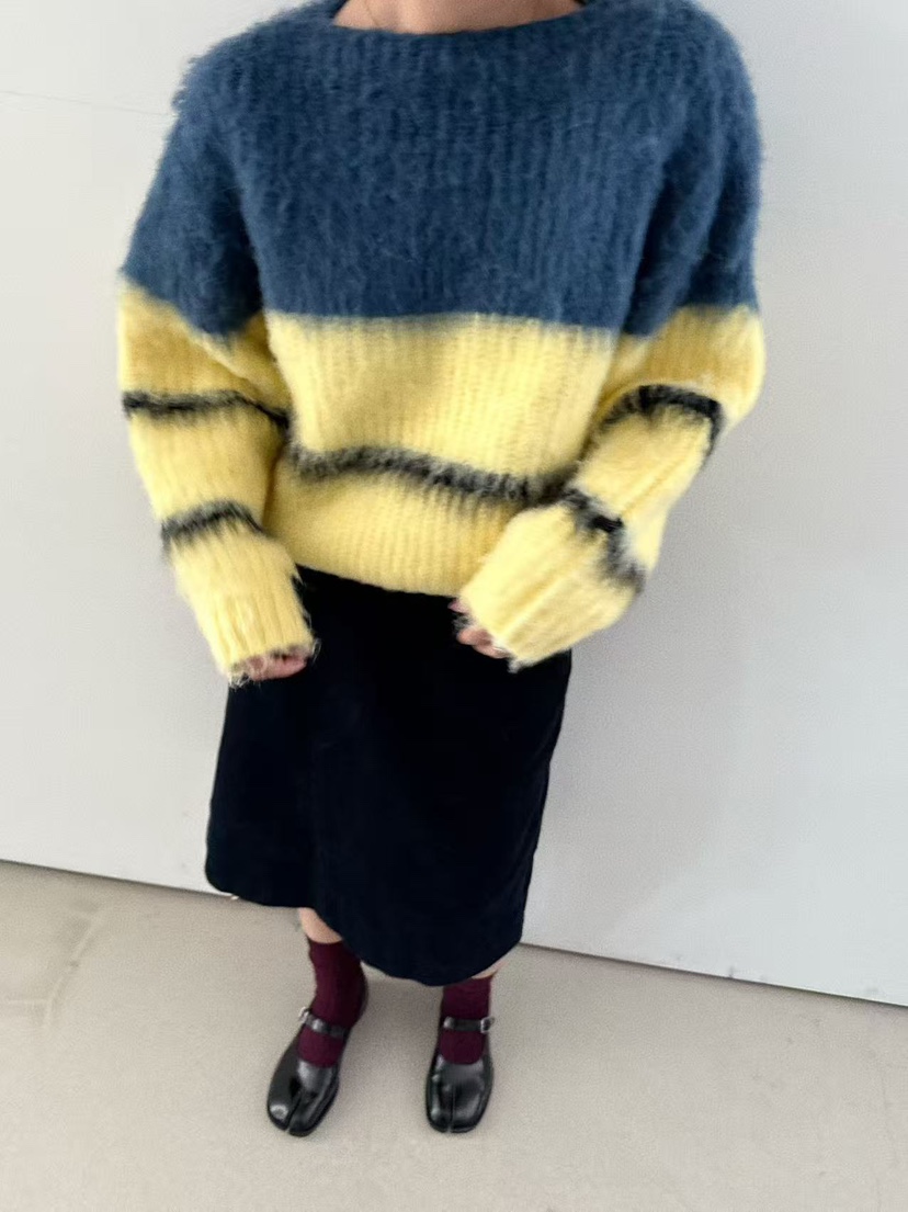 OLI SEOUL東大門㊣實拍女裝新款25秋冬真品休閑時尚針織衫OLI SEOUL針織衫