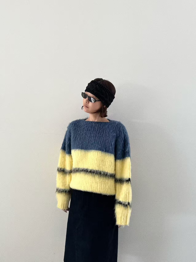 OLI SEOUL東大門㊣實拍女裝新款25秋冬真品休閑時尚針織衫OLI SEOUL針織衫