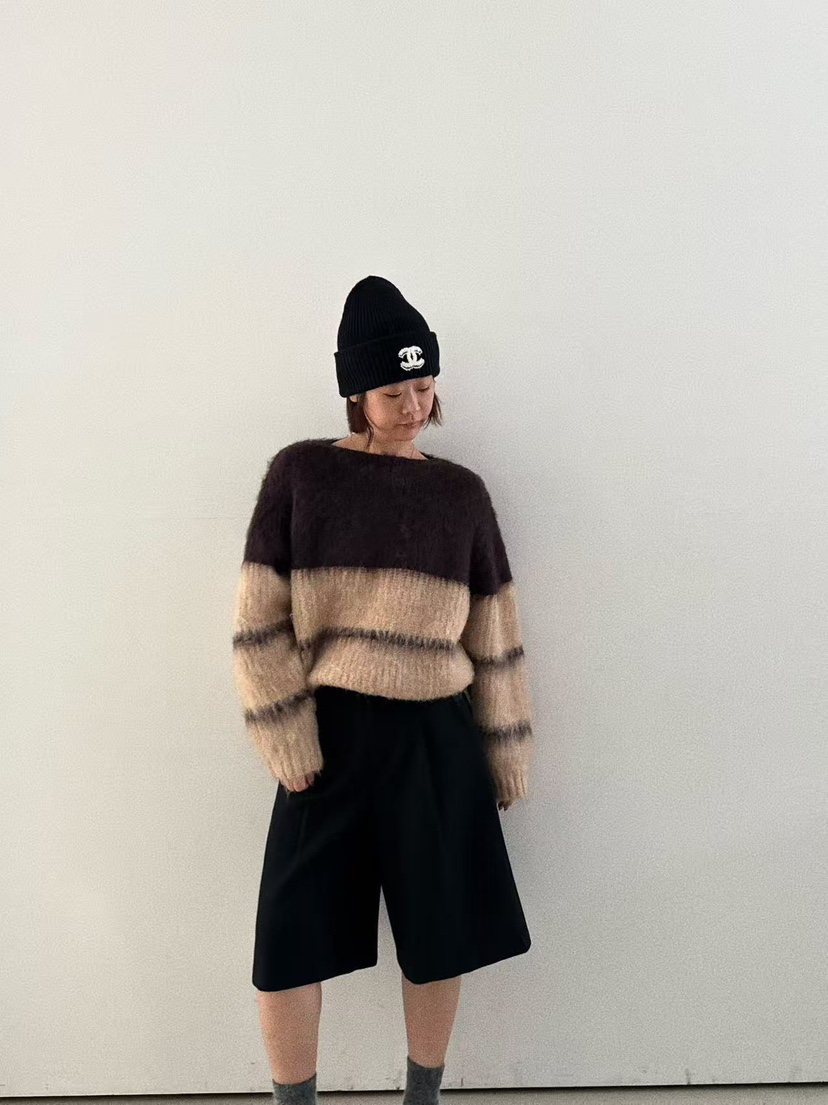 OLI SEOUL東大門㊣實拍女裝新款25秋冬真品休閑時尚針織衫OLI SEOUL針織衫