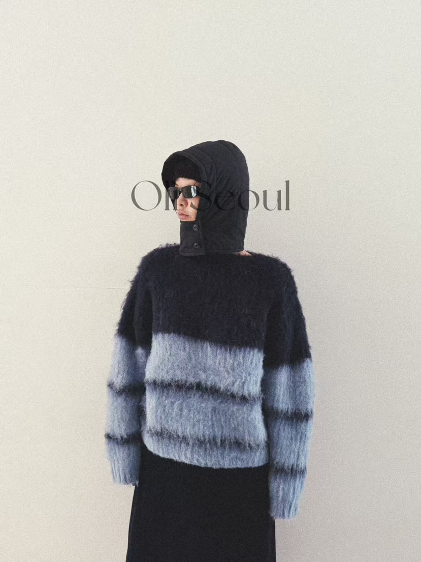 OLI SEOUL東大門㊣實拍女裝新款25秋冬真品休閑時尚針織衫OLI SEOUL針織衫