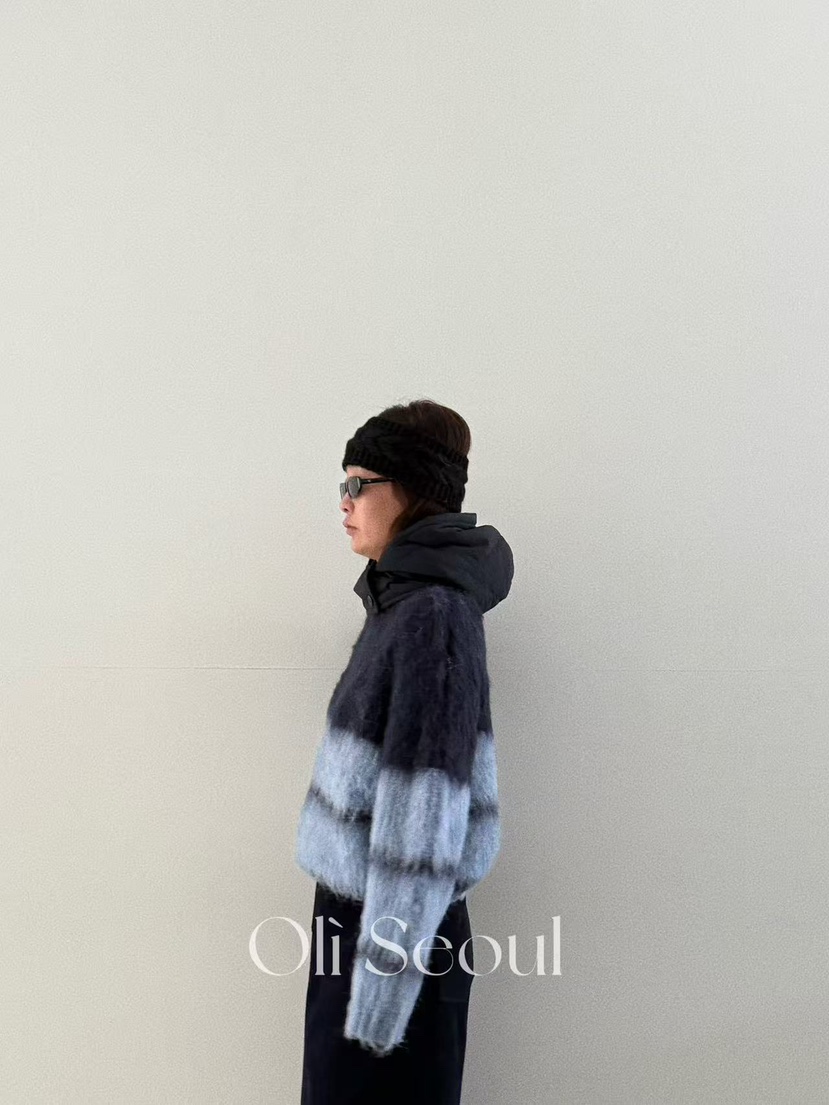 OLI SEOUL東大門㊣實拍女裝新款25秋冬真品休閑時尚針織衫OLI SEOUL針織衫