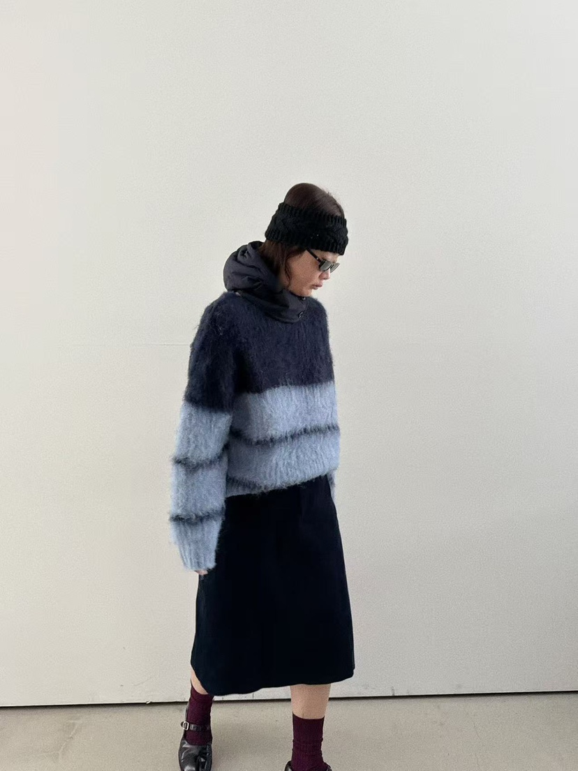 OLI SEOUL東大門㊣實拍女裝新款25秋冬真品休閑時尚針織衫OLI SEOUL針織衫