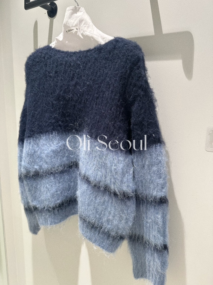 OLI SEOUL東大門㊣實拍女裝新款25秋冬真品休閑時尚針織衫OLI SEOUL針織衫圖色1