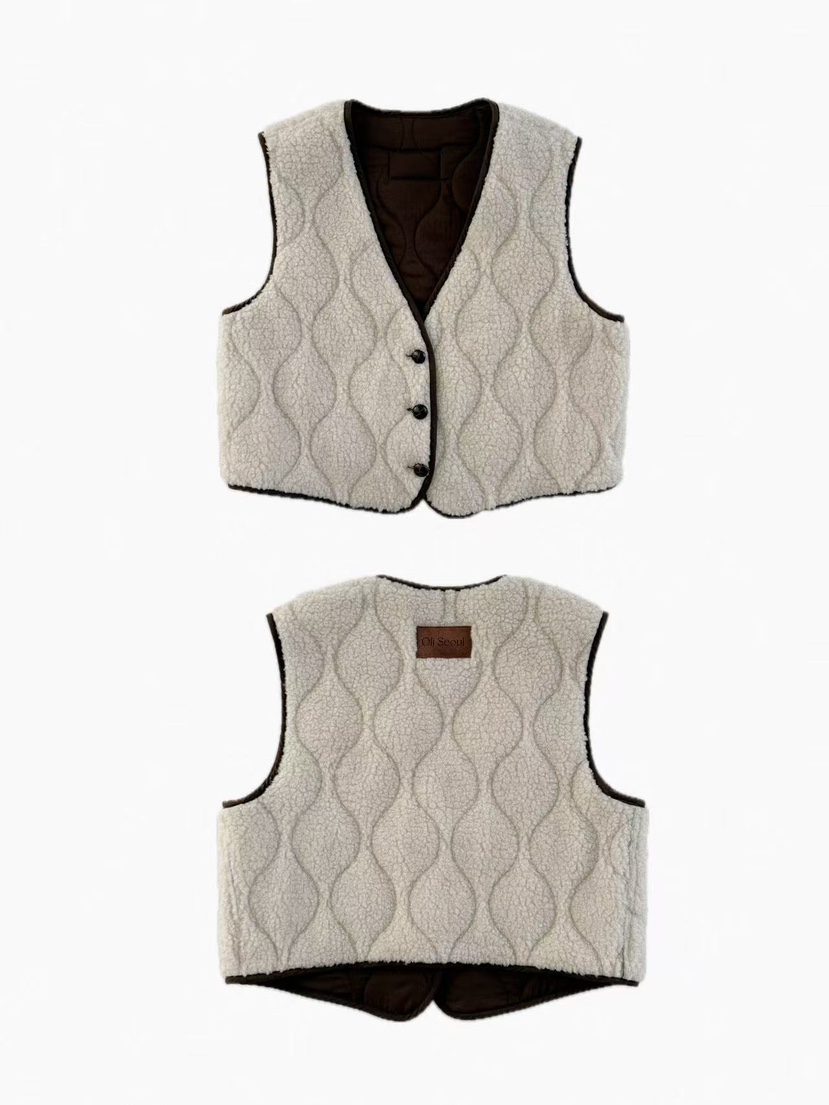 OLI SEOUL韓國代購㊣女裝新品熱賣推薦職業休閑時尚25秋冬馬甲OLI SEOUL馬甲