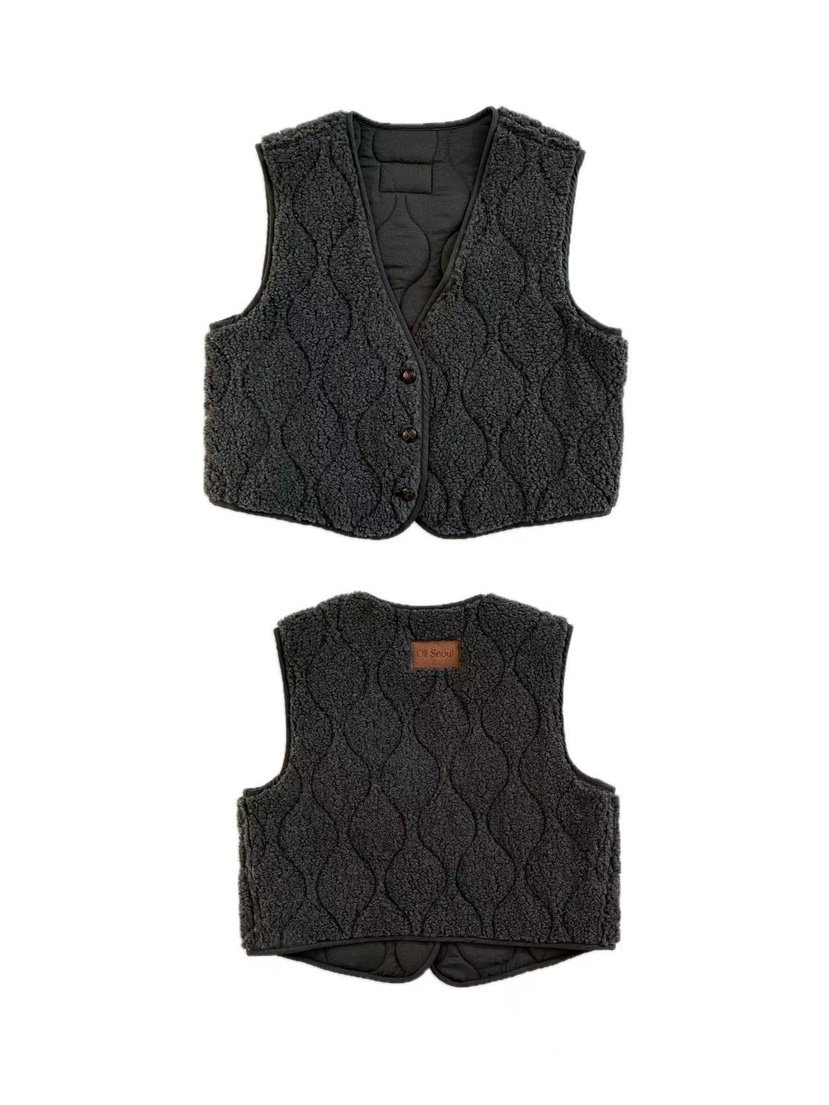 OLI SEOUL韓國代購㊣女裝新品熱賣推薦職業休閑時尚25秋冬馬甲OLI SEOUL馬甲