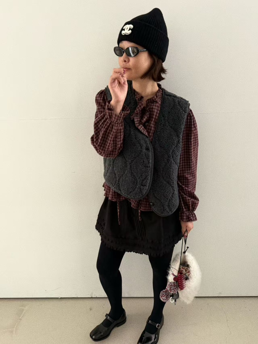 OLI SEOUL韓國代購㊣女裝新品熱賣推薦職業休閑時尚25秋冬馬甲OLI SEOUL馬甲