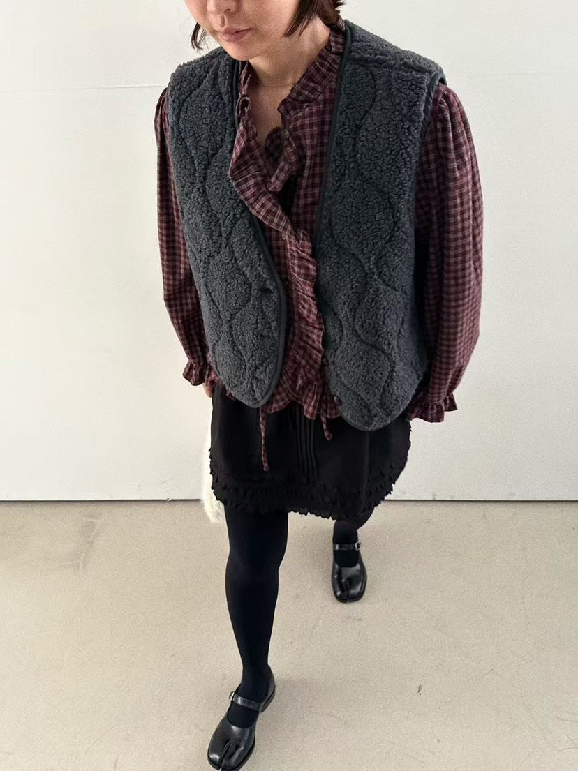 OLI SEOUL韓國代購㊣女裝新品熱賣推薦職業休閑時尚25秋冬馬甲OLI SEOUL馬甲