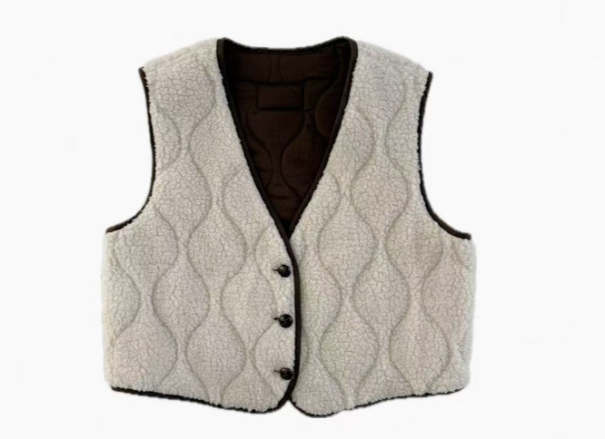 OLI SEOUL韓國代購㊣女裝新品熱賣推薦職業休閑時尚25秋冬馬甲OLI SEOUL馬甲圖色1