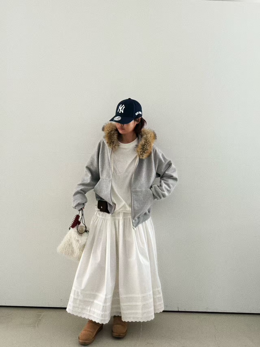 OLI SEOUL韓國代購㊣女裝新品時尚熱賣真品夾克連帽衫浣熊OLI SEOUL夾克