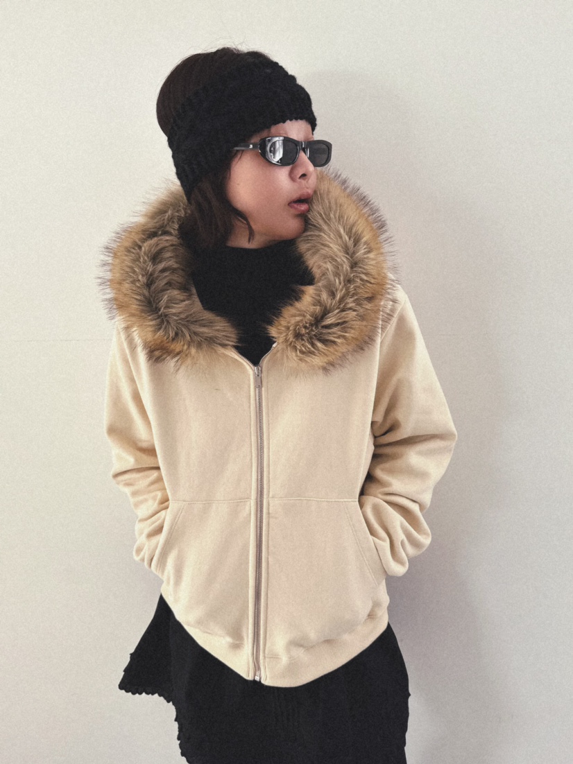 OLI SEOUL韓國代購㊣女裝新品時尚熱賣真品夾克連帽衫浣熊OLI SEOUL夾克