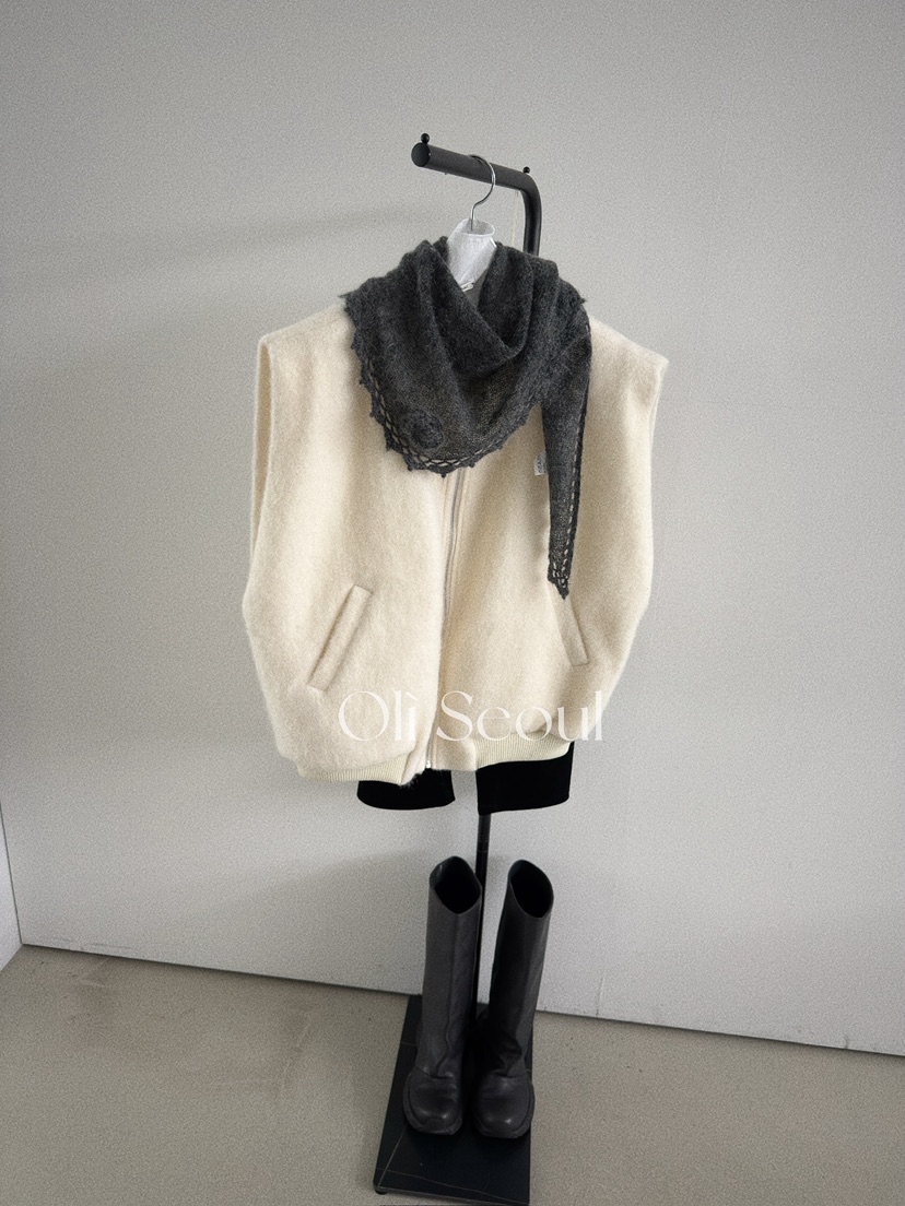 OLI SEOUL韓國直郵㊣女裝新款25秋冬職業時尚休閑熱賣馬甲OLI SEOUL馬甲