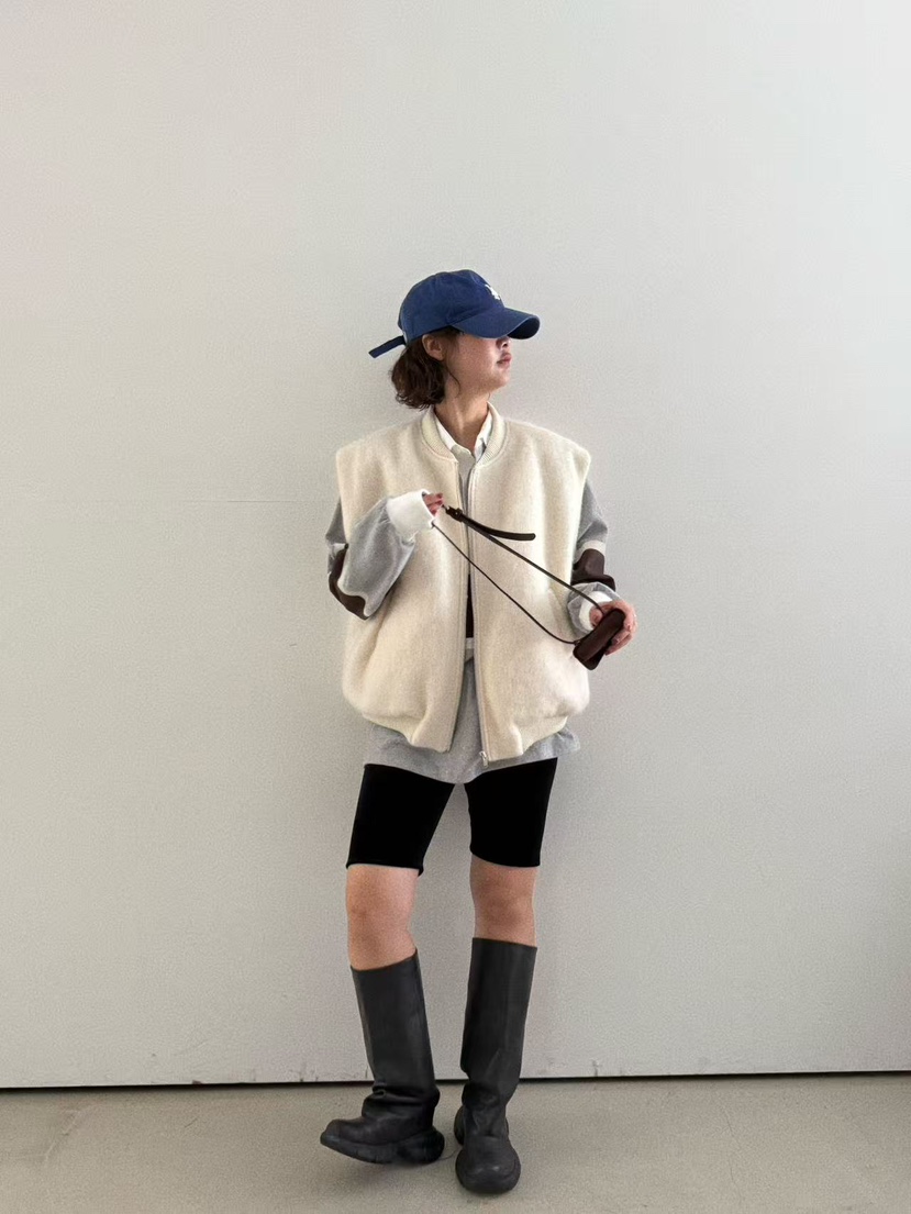 OLI SEOUL韓國直郵㊣女裝新款25秋冬職業時尚休閑熱賣馬甲OLI SEOUL馬甲