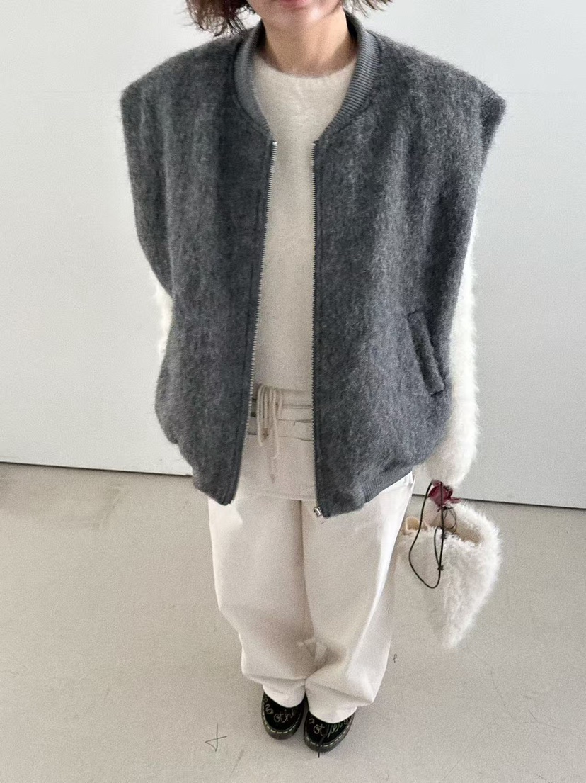 OLI SEOUL韓國直郵㊣女裝新款25秋冬職業時尚休閑熱賣馬甲OLI SEOUL馬甲