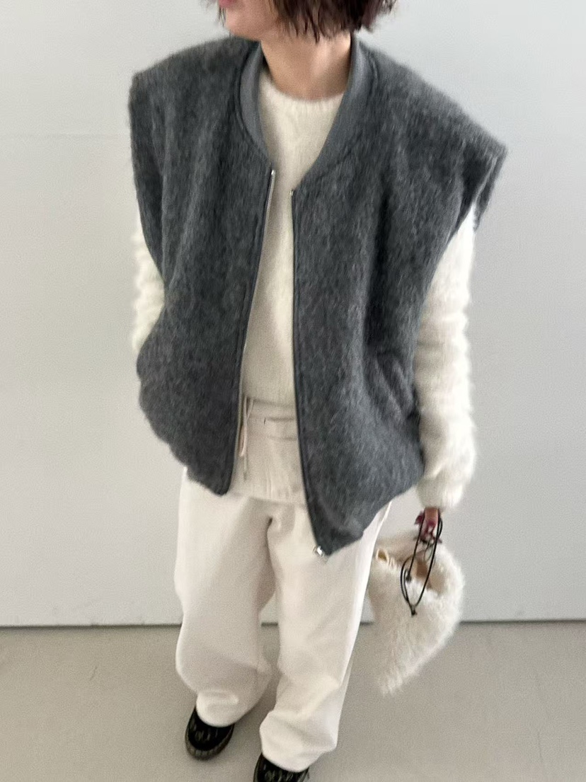 OLI SEOUL韓國直郵㊣女裝新款25秋冬職業時尚休閑熱賣馬甲OLI SEOUL馬甲