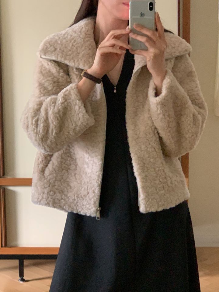 CALLIT東大門㊣直郵女士新品時尚人氣熱賣休閑25秋冬夾克羊毛CALLIT夾克