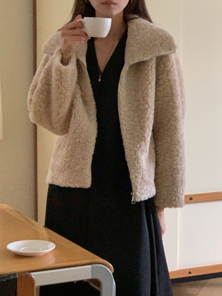 CALLIT東大門㊣直郵女士新品時尚人氣熱賣休閑25秋冬夾克羊毛CALLIT夾克