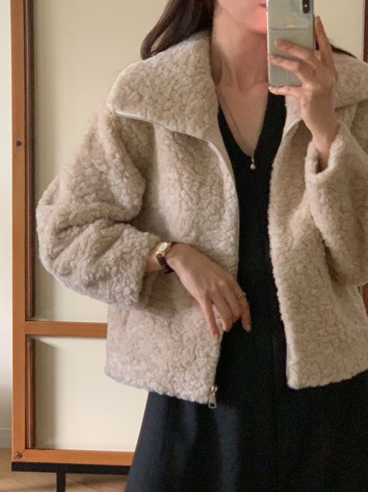 CALLIT東大門㊣直郵女士新品時尚人氣熱賣休閑25秋冬夾克羊毛CALLIT夾克