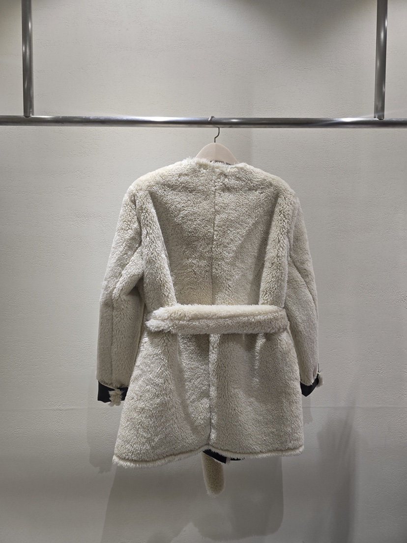 LIKEVAM韓國代購㊣女裝新款人氣休閑推薦真品25秋冬夾克含腰帶LIKEVAM夾克