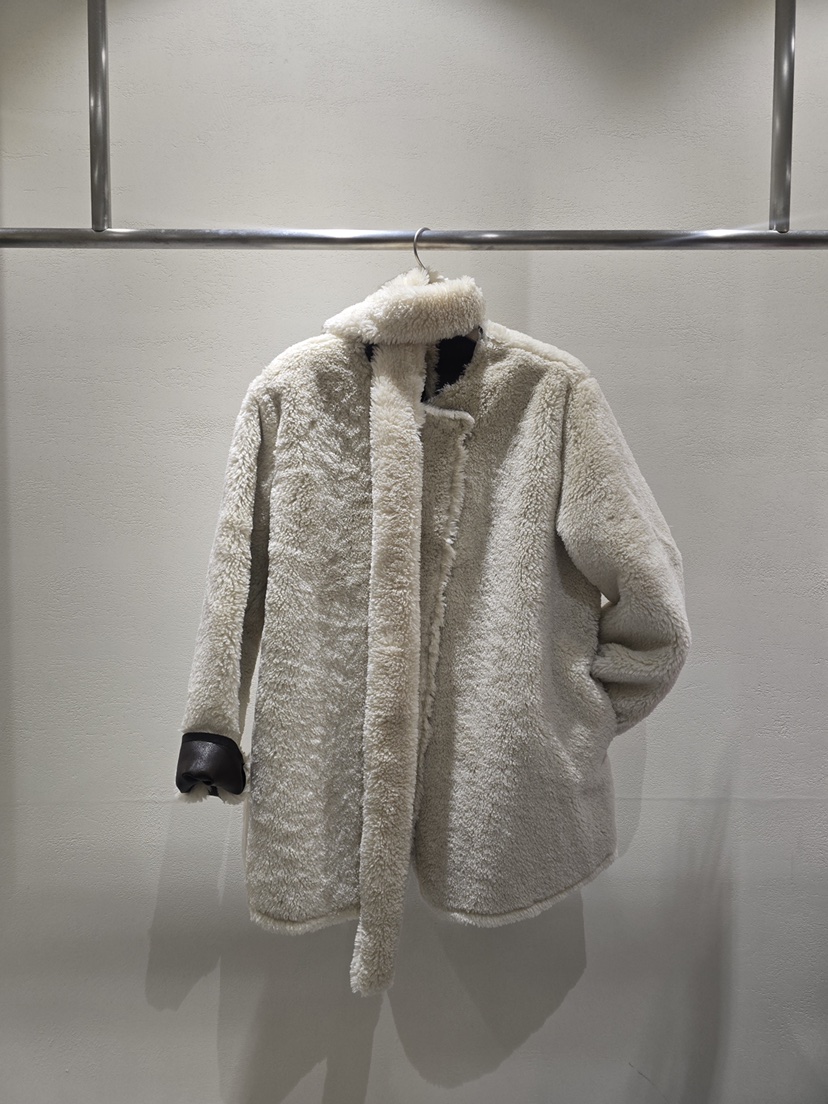 LIKEVAM韓國代購㊣女裝新款人氣休閑推薦真品25秋冬夾克含腰帶LIKEVAM夾克