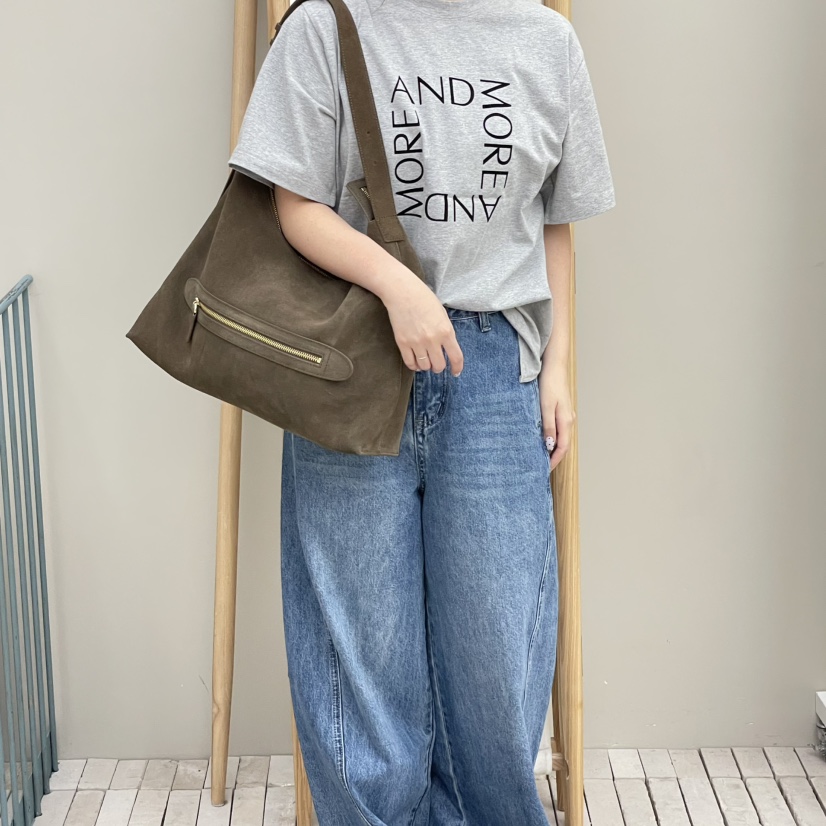 J PLACE東大門㊣代購女士新款人氣職業休閑單肩斜跨包拉鏈J PLACE單肩/斜跨包