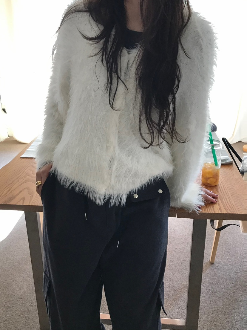 ESCHER韓國代購㊣女士新品休閑人氣真品推薦時尚針織衫泰迪熊ESCHER針織衫