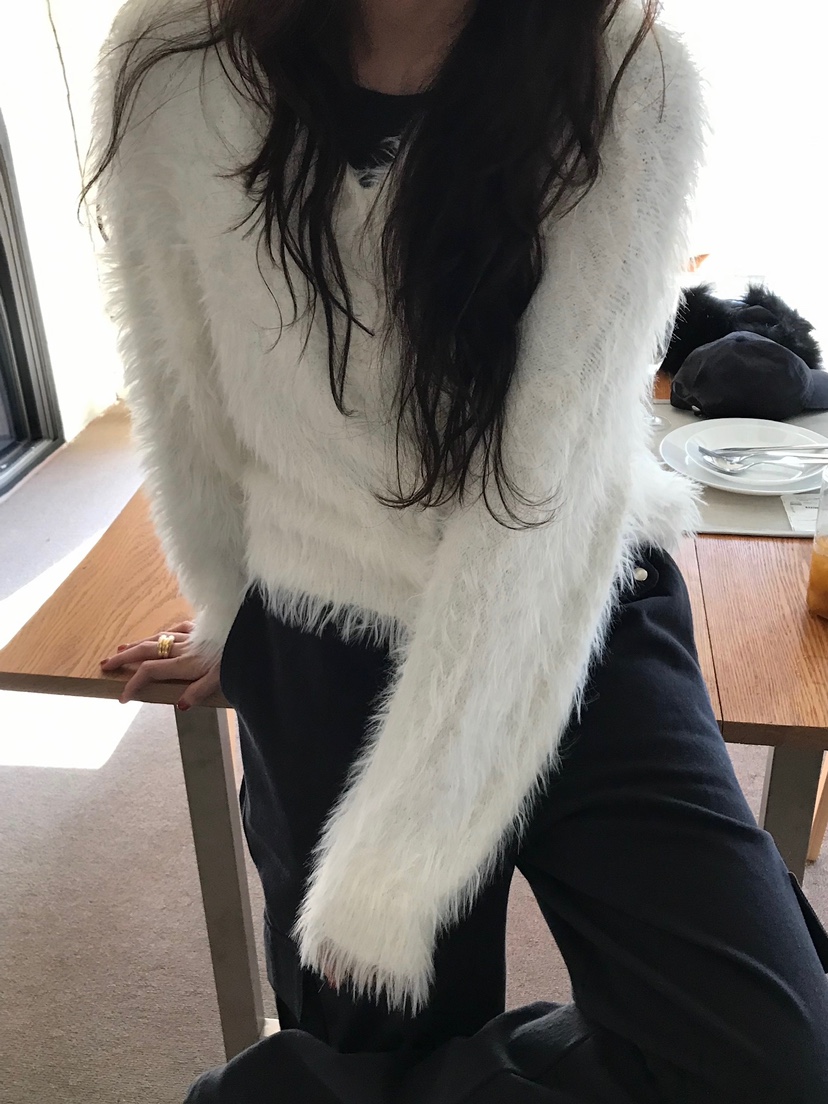 ESCHER韓國代購㊣女士新品休閑人氣真品推薦時尚針織衫泰迪熊ESCHER針織衫