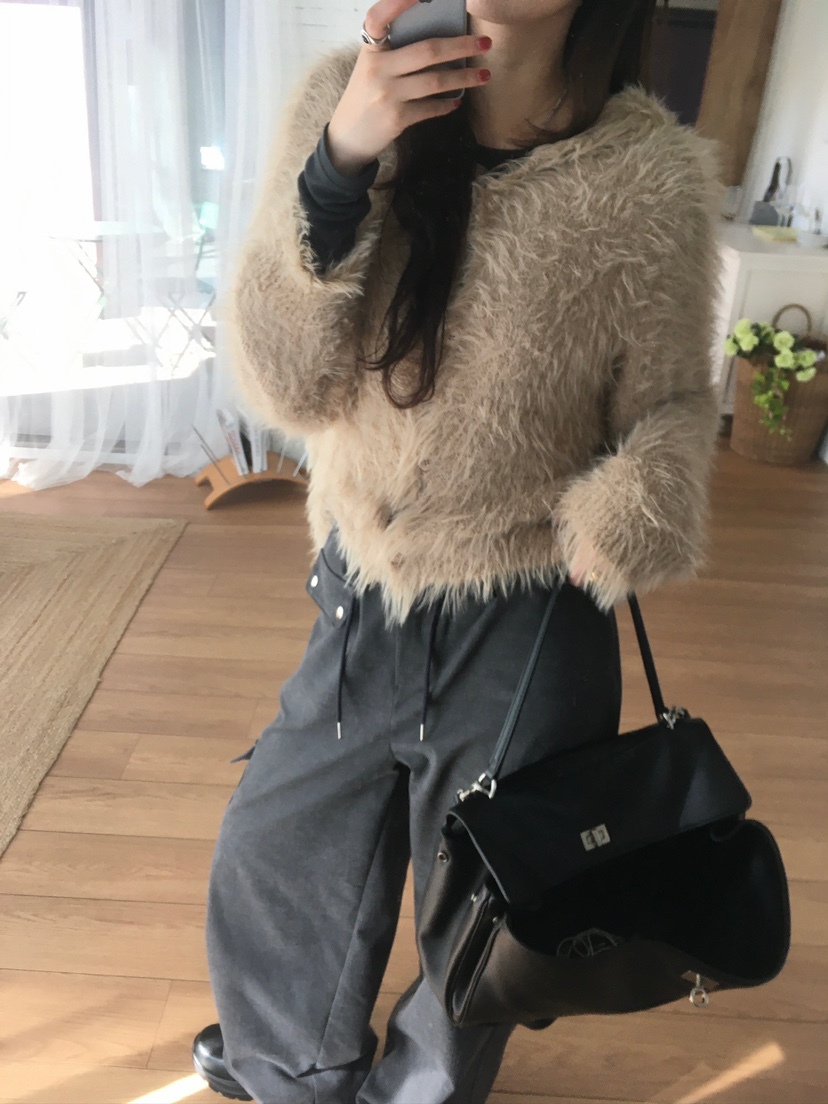 ESCHER韓國代購㊣女士新品休閑人氣真品推薦時尚針織衫泰迪熊ESCHER針織衫