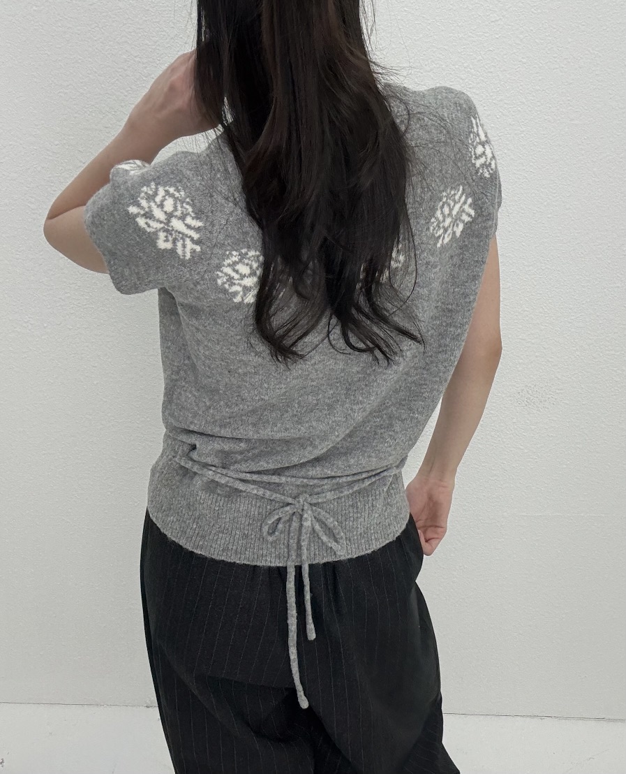 JMIND韓國代購㊣女裝新品25秋冬推薦休閑熱賣人氣職業毛衣花朵JMIND毛衣