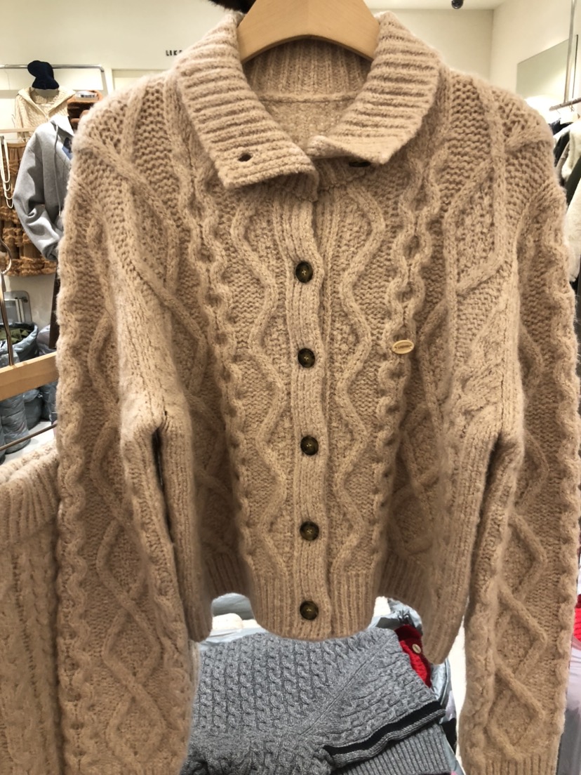 LIKEVAM東大門㊣代購女裝新款職業推薦人氣時尚熱賣毛衣開衫LIKEVAM毛衣圖色2