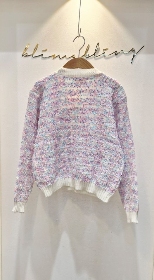 BLING BLING-S東大門㊣代購女裝新款25秋冬真品針織衫開衫BLING BLING-S針織衫