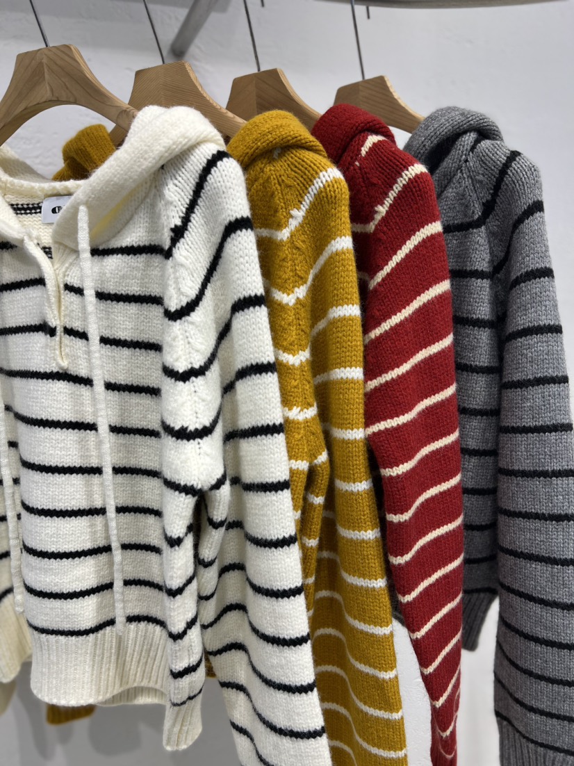 OLA韓國代購㊣女士新款人氣熱賣時尚推薦休閑職業針織衫連帽衫mellor/OLA針織衫