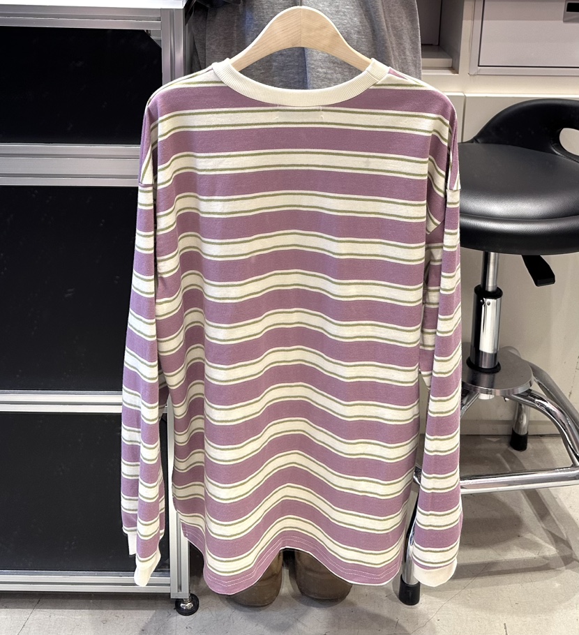 CRACKERS韓國代購㊣女裝新款熱賣人氣真品休閑25秋冬長袖T恤條紋CRACKERS長袖T恤