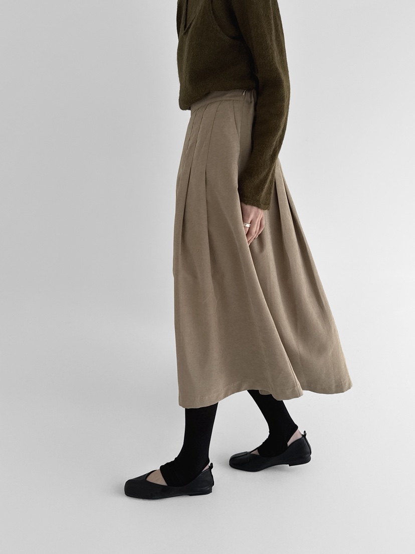 YIKHO STYLE東大門㊣代購女士新品25秋冬真品熱賣休閑長裙YIKHO STYLE長裙