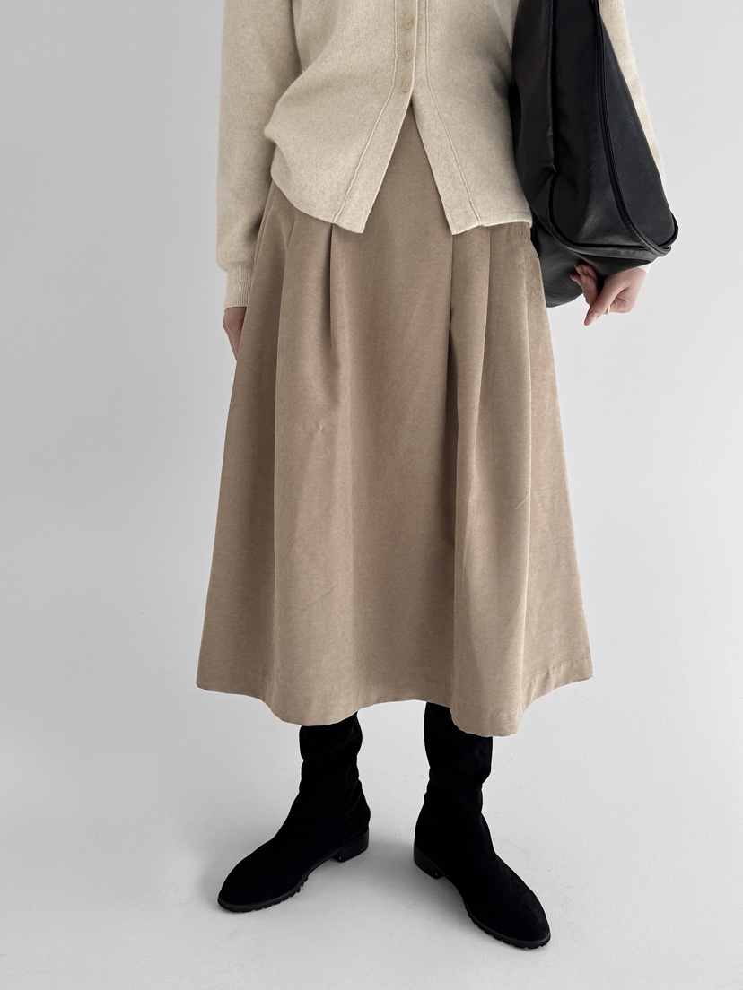 YIKHO STYLE東大門㊣代購女士新品25秋冬真品熱賣休閑長裙YIKHO STYLE長裙