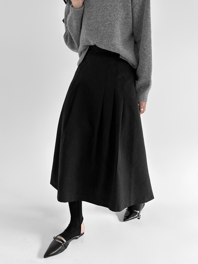 YIKHO STYLE東大門㊣代購女士新品25秋冬真品熱賣休閑長裙YIKHO STYLE長裙