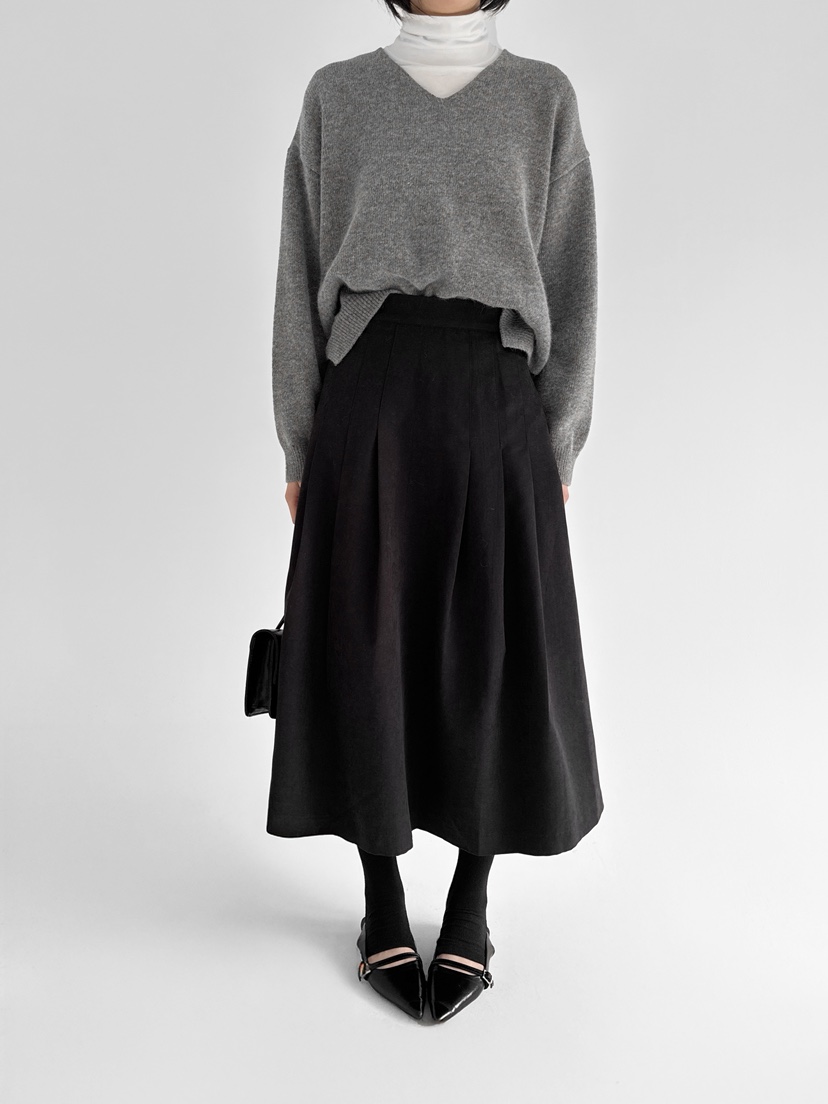 YIKHO STYLE東大門㊣代購女士新品25秋冬真品熱賣休閑長裙YIKHO STYLE長裙