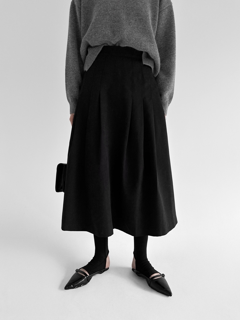 YIKHO STYLE東大門㊣代購女士新品25秋冬真品熱賣休閑長裙YIKHO STYLE長裙